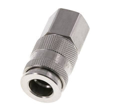 Acier inoxydable 316L DN 10 Coupleur d'Air Douille G 3/8 pouce Femelle Double obturation