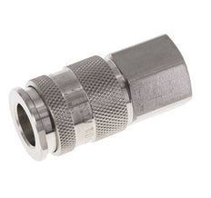 Acier inoxydable 316L DN 10 Coupleur d'Air Douille G 3/8 pouce Femelle Double obturation