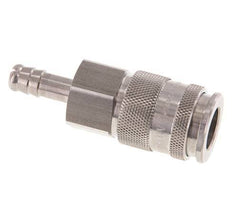 Acier inoxydable DN 10 Coupleur d'air Douille 9 mm Pilier de tuyau Double obturation