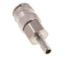 Acier inoxydable DN 10 Coupleur d'air Douille 9 mm Pilier de tuyau Double obturation