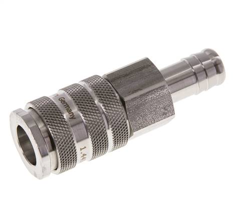 Acier inoxydable 316L DN 10 Manchon de raccord pneumatique 19 mm Colonne de tuyau