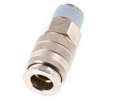 Nickel-plated Brass DN 10 Air Coupling Socket R 1/2 inch Male