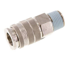 Nickel-plated Brass DN 10 Air Coupling Socket R 1/2 inch Male