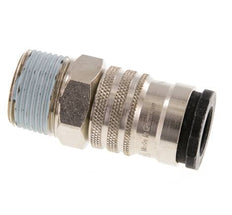 Acier/laiton Coupleur d'air DN 10 Douille R 1/2 pouce Mâle