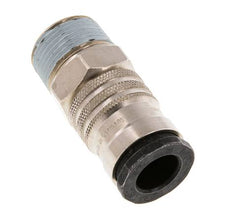 Acier/laiton Coupleur d'air DN 10 Douille R 1/2 pouce Mâle