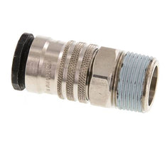 Acier/laiton Coupleur d'air DN 10 Douille R 1/2 pouce Mâle