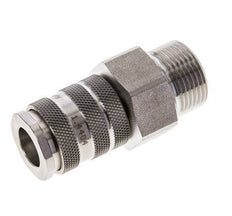 Stainless Steel 316L DN 10 Air Coupling Socket G 3/4 inch Male