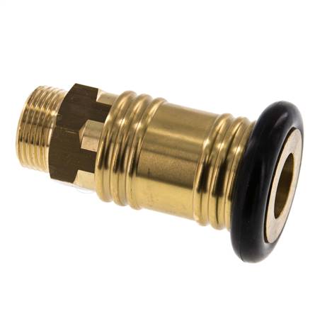 Coupleur d'air DN 12 en laiton Prise femelle G 3/4 pouce mâle
