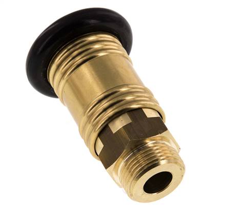 Coupleur d'air DN 12 en laiton Prise femelle G 3/4 pouce mâle