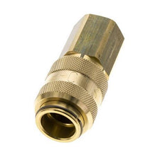 Brass DN 15 Air Coupling Socket G 3/4 inch Female Double Shut-Off