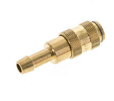 Laiton DN 2.7 (Micro) Coupleur d'air Douille 5 mm Colonne de tuyau Double obturation