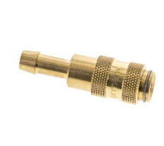 Laiton DN 2.7 (Micro) Coupleur d'air Douille 5 mm Colonne de tuyau Double obturation