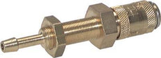 Laiton DN 2.7 (Micro) Manchon d'accouplement d'air 3 mm Colonne de tuyau Bulkhead