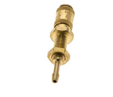 Laiton DN 2.7 (Micro) Manchon d'accouplement d'air 3 mm Pilier de tuyau Bulkhead Double obturation