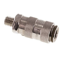 Stainless Steel 316L DN 2.7 (Micro) Air Coupling Socket M5 Male