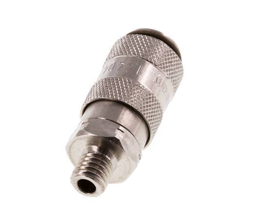 Stainless Steel 316L DN 2.7 (Micro) Air Coupling Socket M5 Male