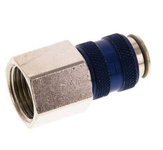 Laiton nickelé DN 5 Bleu Air Coupling Socket G 3/8 inch Female