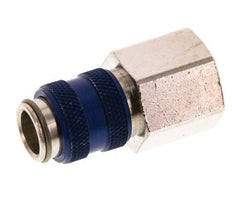 Laiton nickelé DN 5 Bleu Air Coupling Socket G 3/8 inch Female