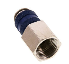 Laiton nickelé DN 5 Bleu Air Coupling Socket G 3/8 inch Female