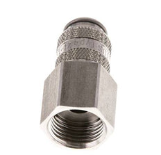 Acier inoxydable 316L DN 5 Air Coupling Socket G 3/8 inch Female Double Shut-Off