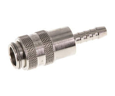 Laiton nickelé Douille de raccord d'air DN 5 Colonne de tuyau 6 mm