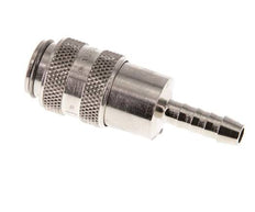 Laiton nickelé Douille de raccord d'air DN 5 Colonne de tuyau 6 mm