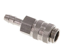 Acier inoxydable DN 5 Coupleur d'air Douille 6 mm Colonne de tuyau Double obturation