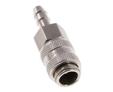 Acier inoxydable DN 5 Coupleur d'air Douille 6 mm Colonne de tuyau Double obturation