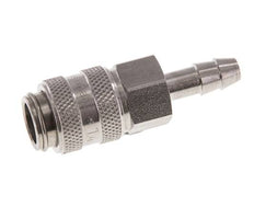 Acier inoxydable DN 5 Coupleur d'air Douille 6 mm Colonne de tuyau Double obturation