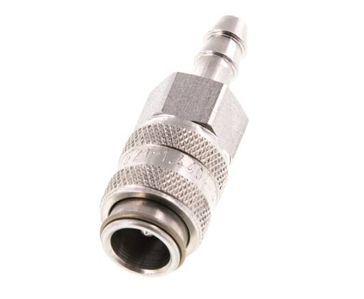 Acier inoxydable 316L DN 5 Raccord d'air Douille 4 mm Colonne de tuyau Double obturation