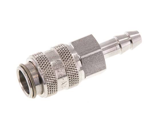 Acier inoxydable 316L DN 5 Raccord d'air Douille 4 mm Colonne de tuyau Double obturation