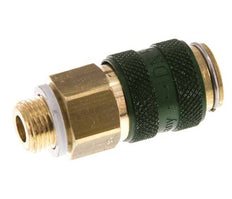Laiton DN 5 Vert Air Coupling Socket G 1/8 inch Male