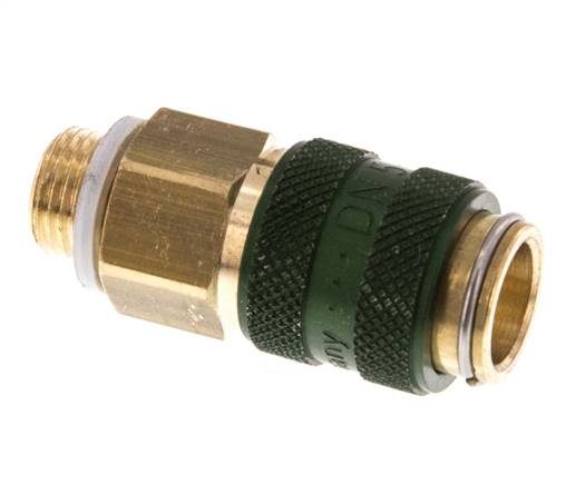 Laiton DN 5 Vert Air Coupling Socket G 1/8 inch Male