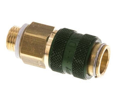 Laiton DN 5 Vert Air Coupling Socket G 1/8 inch Male