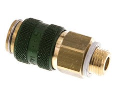 Laiton DN 5 Vert Air Coupling Socket G 1/8 inch Male