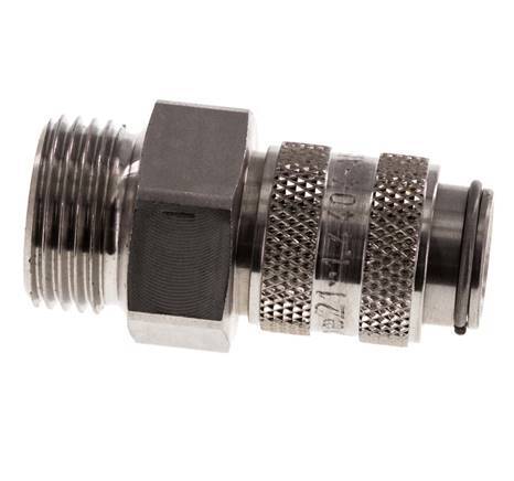 Acier inoxydable 316L DN 5 Air Coupling Socket G 3/8 inch Male