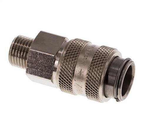 Hardened steel DN 5 Air Coupling Socket G 1/8 inch Male