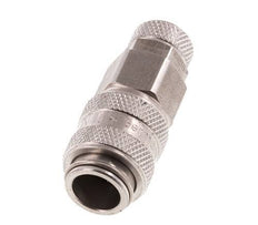 Acier inoxydable DN 5 Coupleur d'air douille 4x6 mm écrou-union