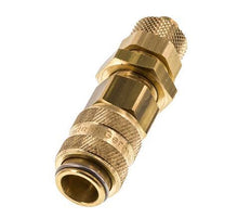 Laiton DN 5 Coupleur d'air douille 6x8 mm écrou union Bulkhead