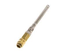 Laiton DN 5 Air Coupling Socket 4x6 mm Union Nut Bend-Protect Rotatable