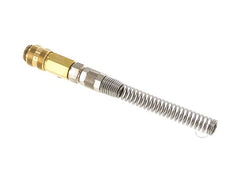 Laiton DN 5 Air Coupling Socket 6x8 mm Union Nut Bend-Protect Rotatable
