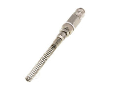 Laiton nickelé Coupleur pneumatique DN 5 Douille 4x6 mm Ecrou-raccord Bend-Protect Rotatif