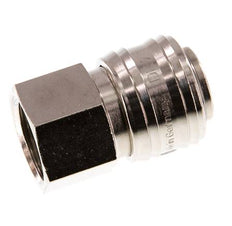 Laiton nickelé DN 7.2 (Euro) Coupleur d'air Douille G 1/4 pouce femelle