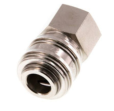 Laiton nickelé DN 7.2 (Euro) Coupleur d'air Douille G 1/4 pouce femelle