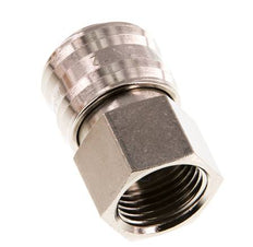 Laiton nickelé DN 7.2 (Euro) Coupleur d'air Douille G 1/4 pouce femelle