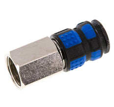Laiton nickelé Coupleur pneumatique DN 7.8 Douille G 1/2 pouce Femelle