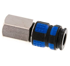 Laiton nickelé Coupleur pneumatique DN 7.8 Douille G 1/2 pouce Femelle