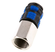 Laiton nickelé Coupleur pneumatique DN 7.8 Douille G 1/2 pouce Femelle