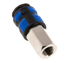 Laiton nickelé Coupleur pneumatique DN 7.8 Douille G 1/4 pouce Femelle