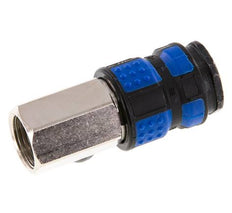 Laiton nickelé Coupleur pneumatique DN 7.8 Douille G 3/8 pouce Femelle